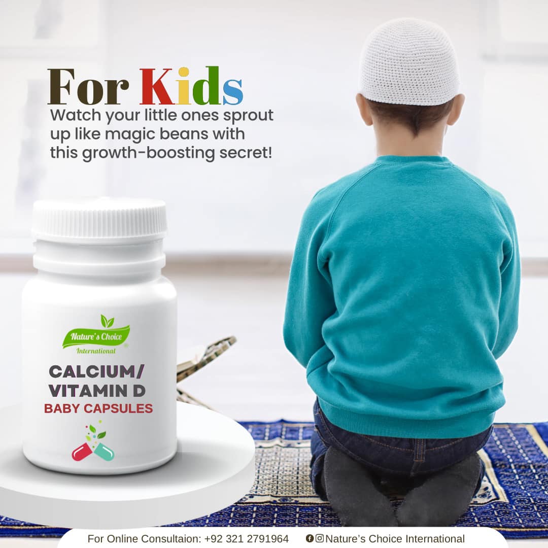 Calcium/Vitamin D for Kids - baby capsules